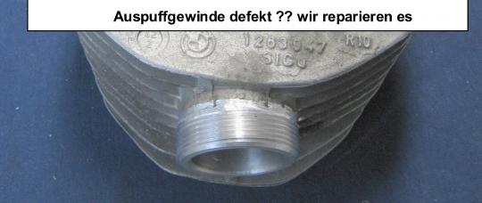 Auspuffgewinde Reparatur 