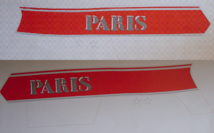 Dekorsatz Paris  2-teilig links und rechts 