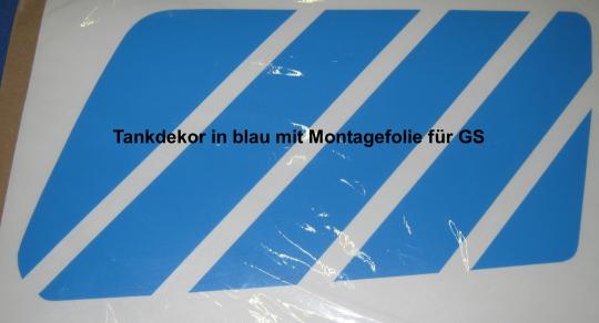 Aufkleber  blau/blau 